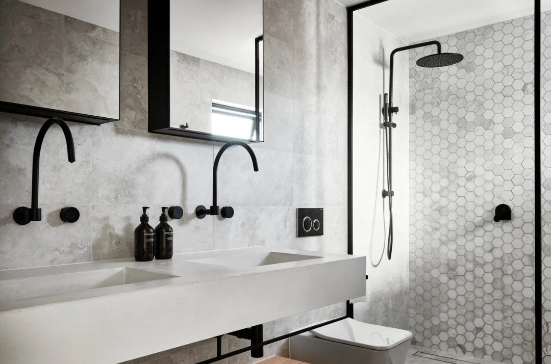 Meir Round High-Rise Swivel Wall Spout - Various Colour Finishes