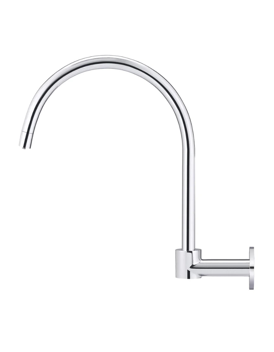 Meir Round High-Rise Swivel Wall Spout - Various Colour Finishes