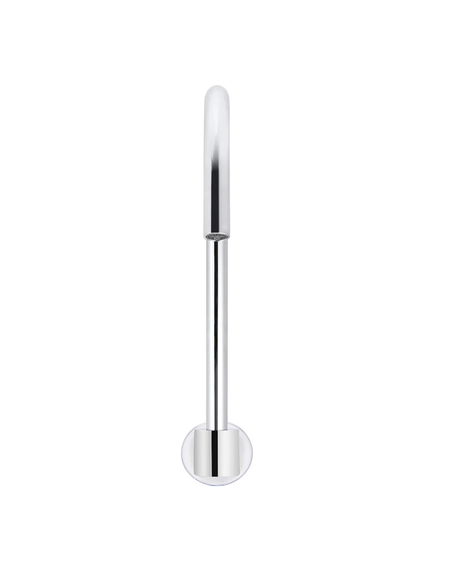 Meir Round High-Rise Swivel Wall Spout - Various Colour Finishes