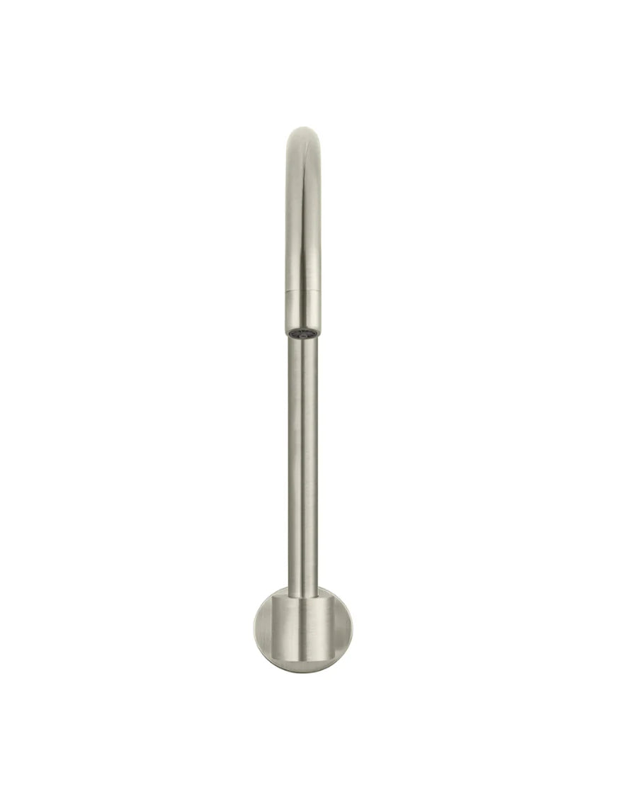 Meir Round High-Rise Swivel Wall Spout - Various Colour Finishes