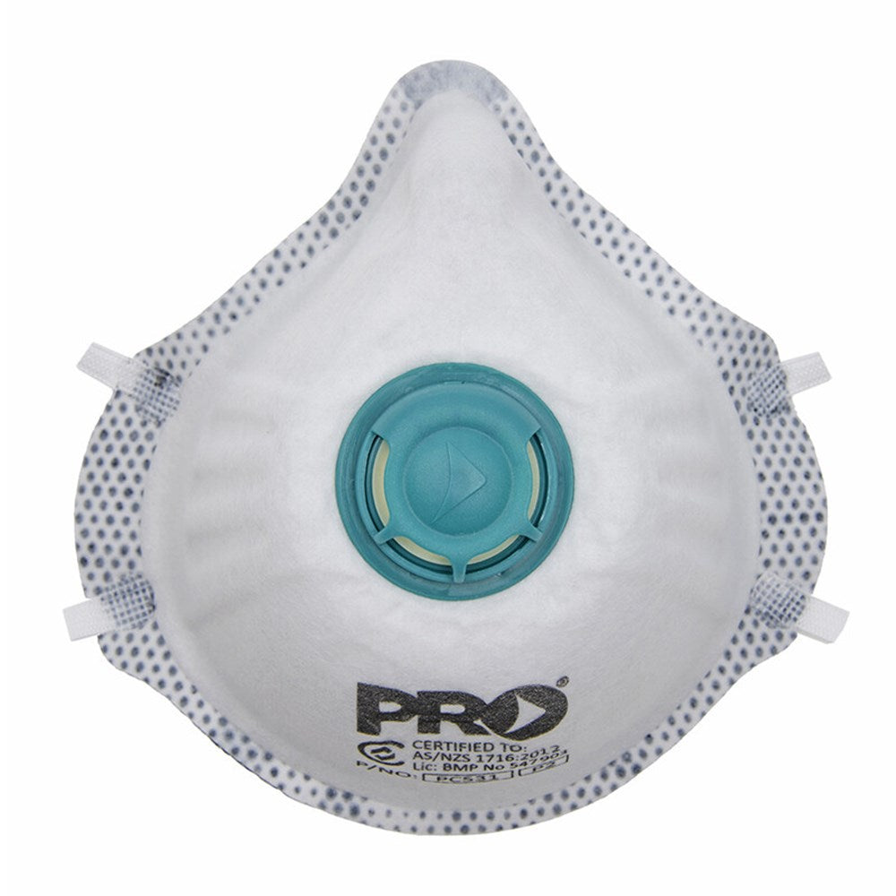 Pro Choice Dust Masks P2 + Valve + Carbon - Box of 12