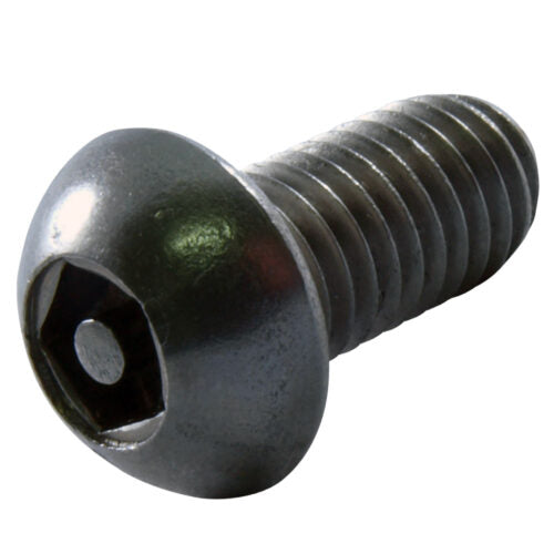 Pentaforce Button Head 304 Stainless Steel Machine 6-32 UNC Screw - Box of 100 in 2 Lengths