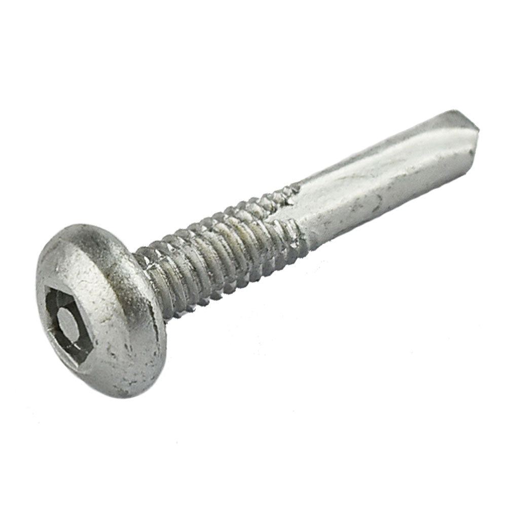 Pentaforce Pan Head Series 500 Self Drilling Galvanised Screw 12G Box of 1000 - in 2 Length Options