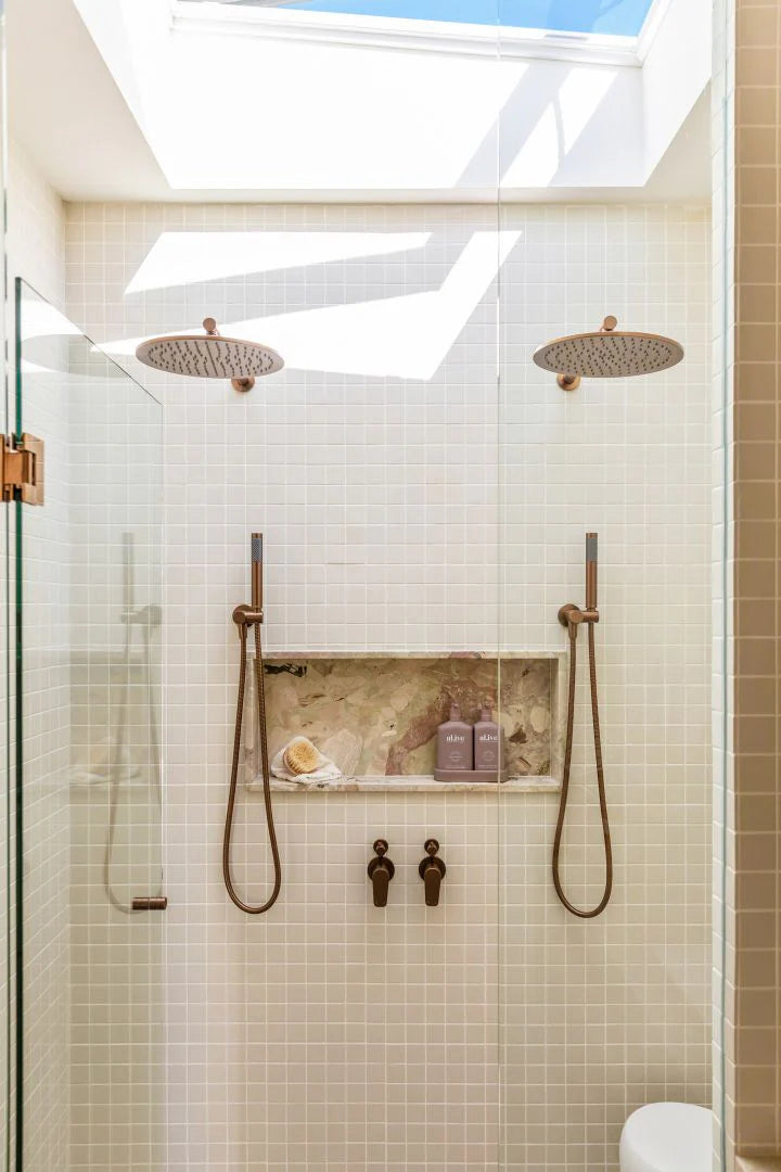 Meir Glass to Glass Shower Door Hinge - Various Colour Finishes
