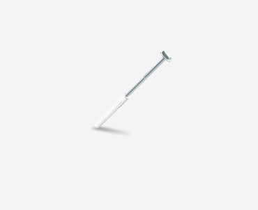 Bremick Hex Head Frame Anchors Zinc - 10mm x length x box of 50