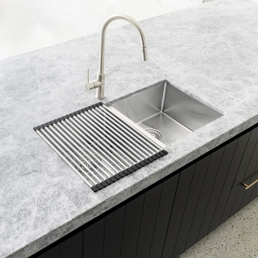 Meir Lavello Stainless Steel Rolling Mat Protector - 3 Colour Finishes