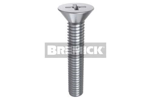 Bremick Countersunk Head Machine Screws 304 Stainless Steel - Various Sizes & Box Quantities