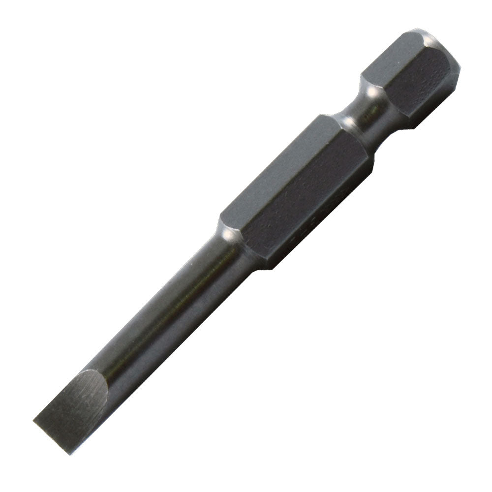 Prolok 1/4" Hex Slotted Drive Insert Bit Pack of 10 - in 3 Drive Sizes