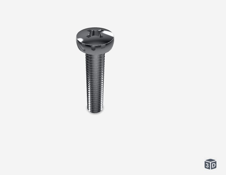Bremick Pan Head Machine Screws 304 Stainless Steel - Various Sizes & Box Quantities