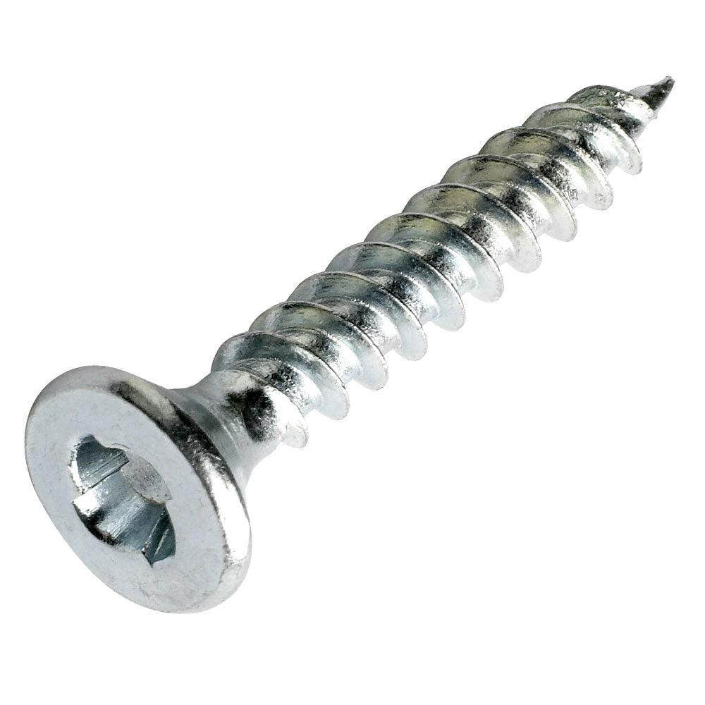 Sentinel Security Countersunk Zinc Wood Screw - Box of 200 - in Various Sizes and Lengths