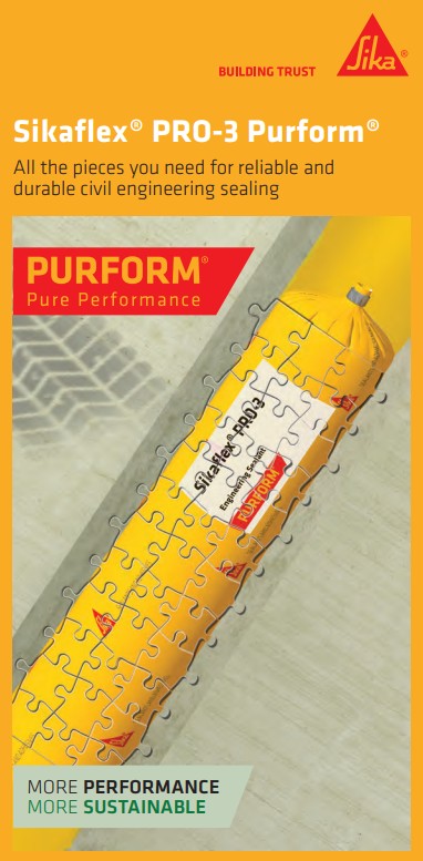SikaFlex PRO-3 Purform Concrete Grey 600ml Sausage - Box of 20