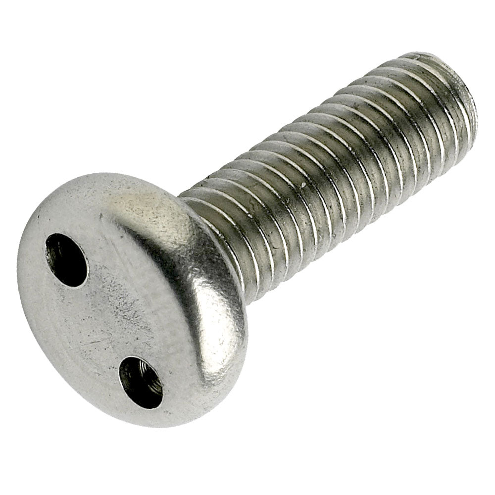Two Hole Pan Head 304 Stainless Steel Machine Screw Box of 100 - in Various Metric Sizes and Lengths