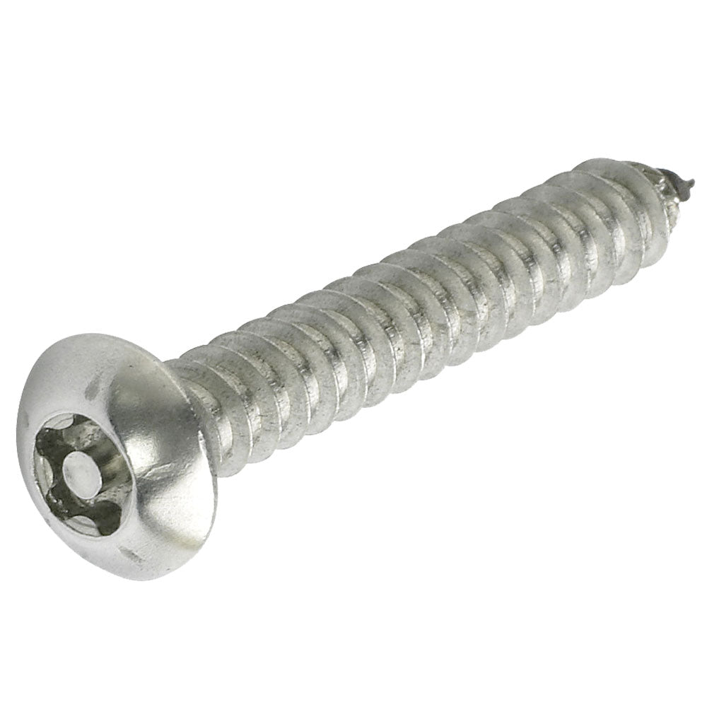 Torx Plus Button Head 304 Stainless Steel Self Tapping Screw Box of 100 - Multiple Gauges and Lengths