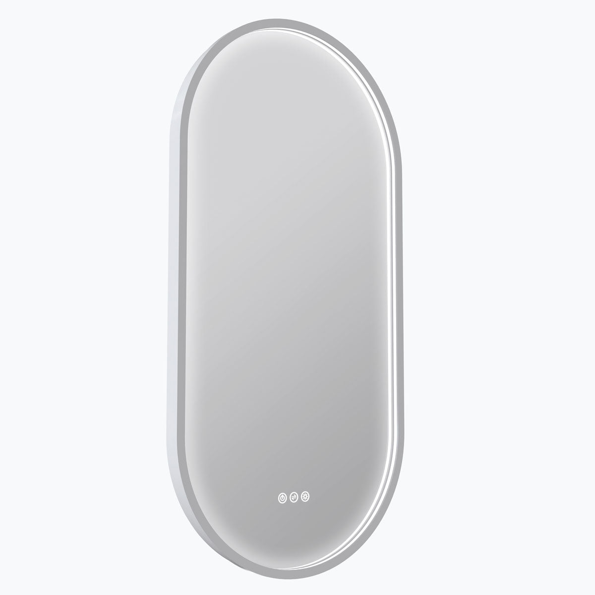 Euro Mirror KÄPSEL Pill Mirror - 500mm x 1000mm - Various Frame Colours