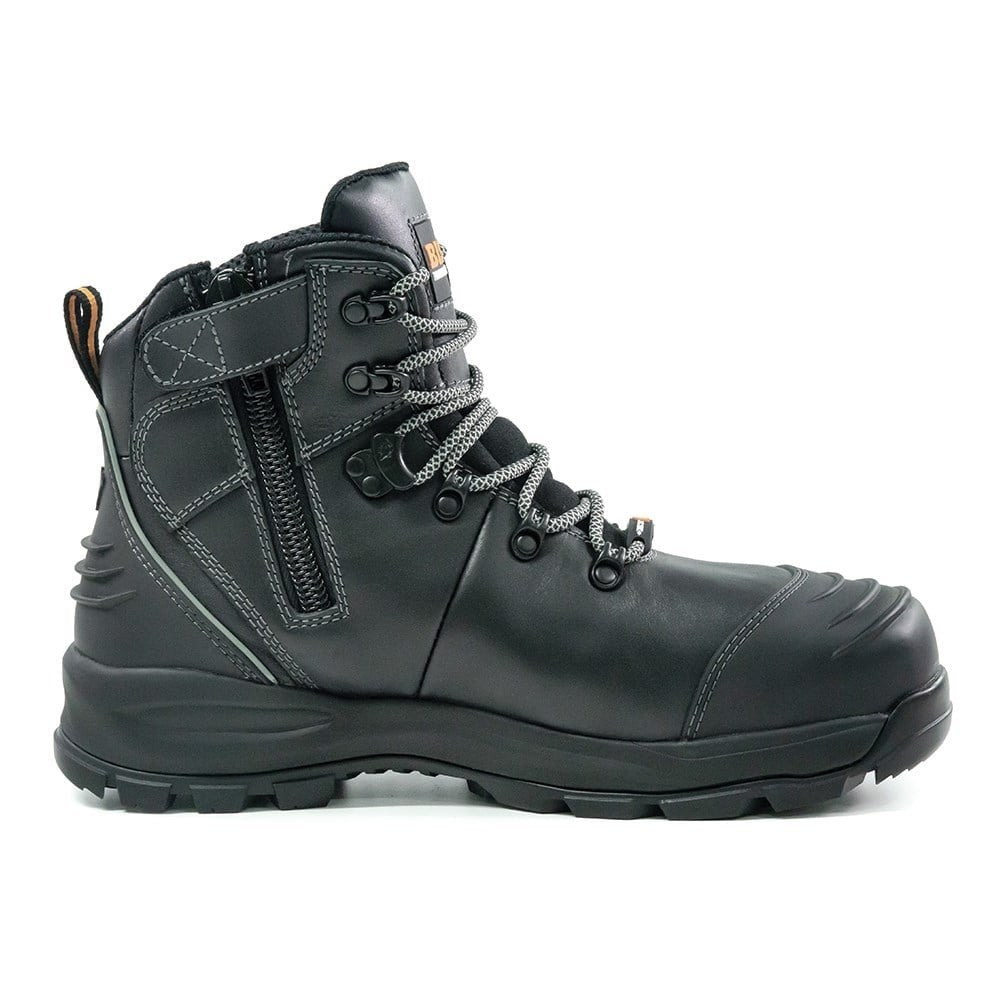 Bison Xt Zip Side Lace Up Safety Boot - 3 colour options