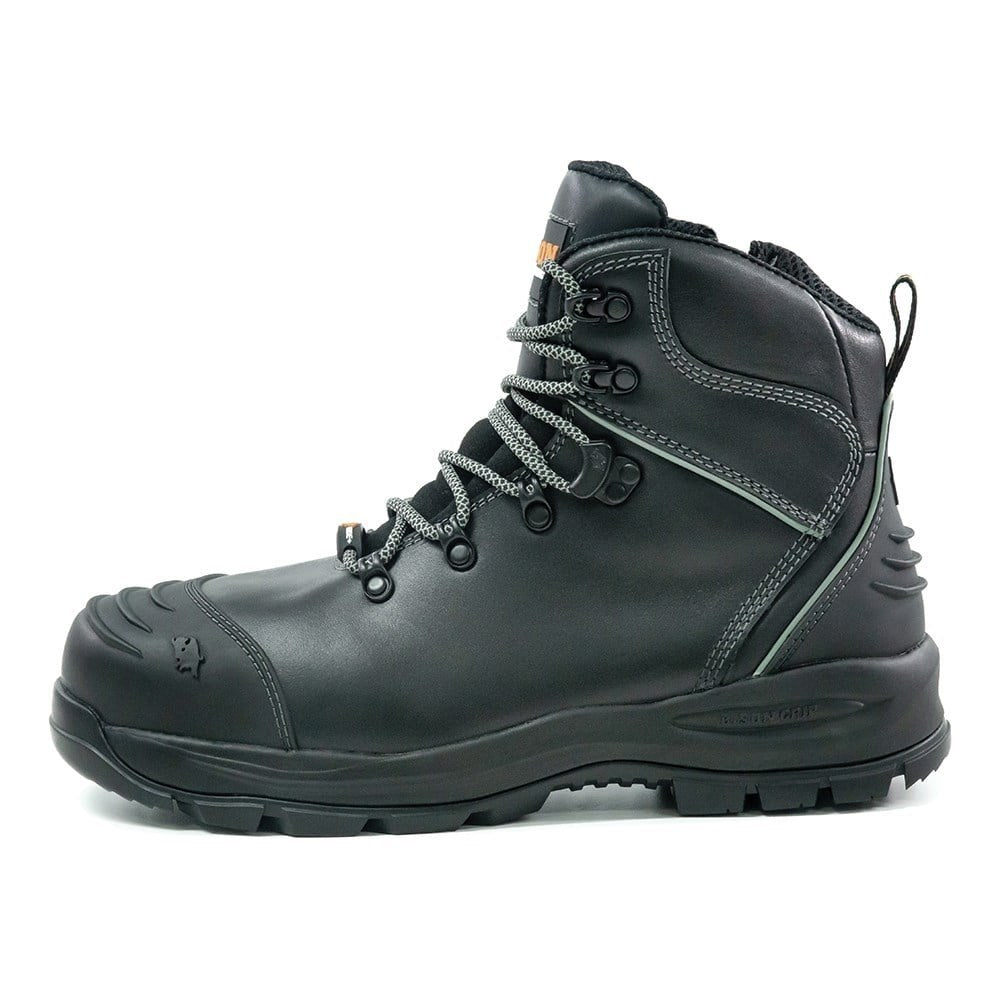Bison Xt Zip Side Lace Up Safety Boot - 3 colour options