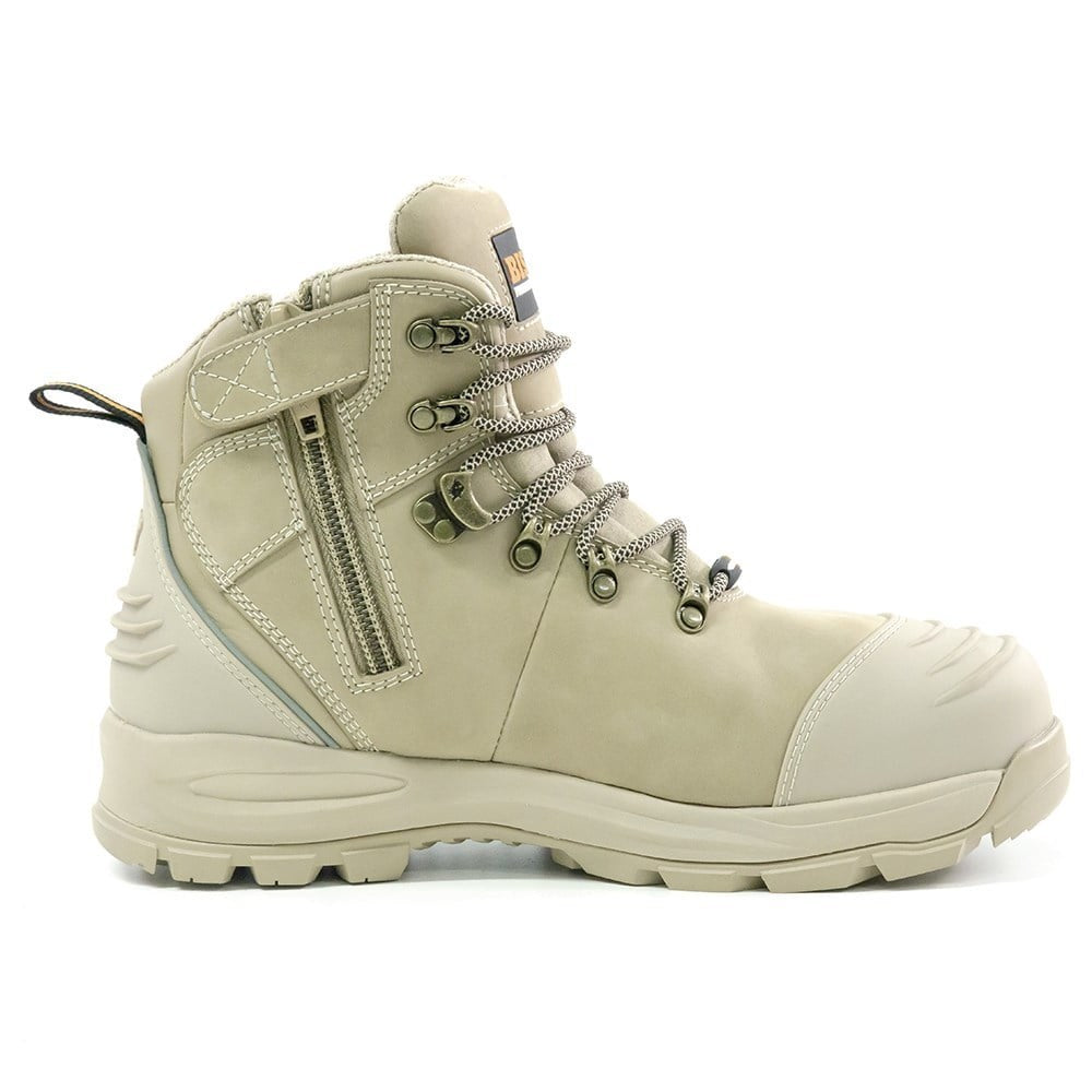 Bison Xt Zip Side Lace Up Safety Boot - 3 colour options