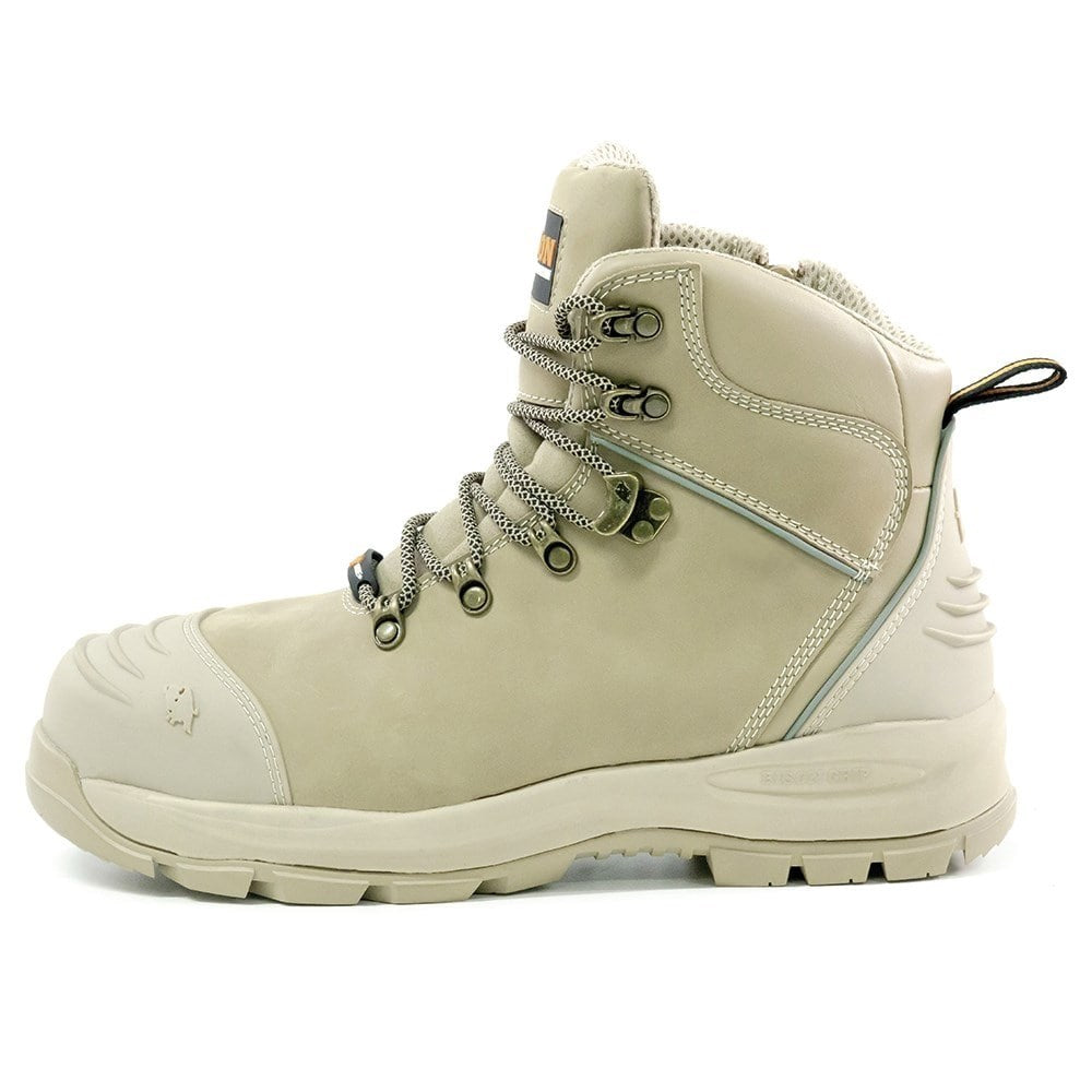 Bison Xt Zip Side Lace Up Safety Boot - 3 colour options