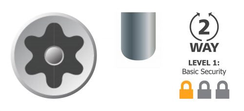 Resytork Countersunk 304 Stainless Steel Barrel Nuts Box of 100 - in Various Sizes