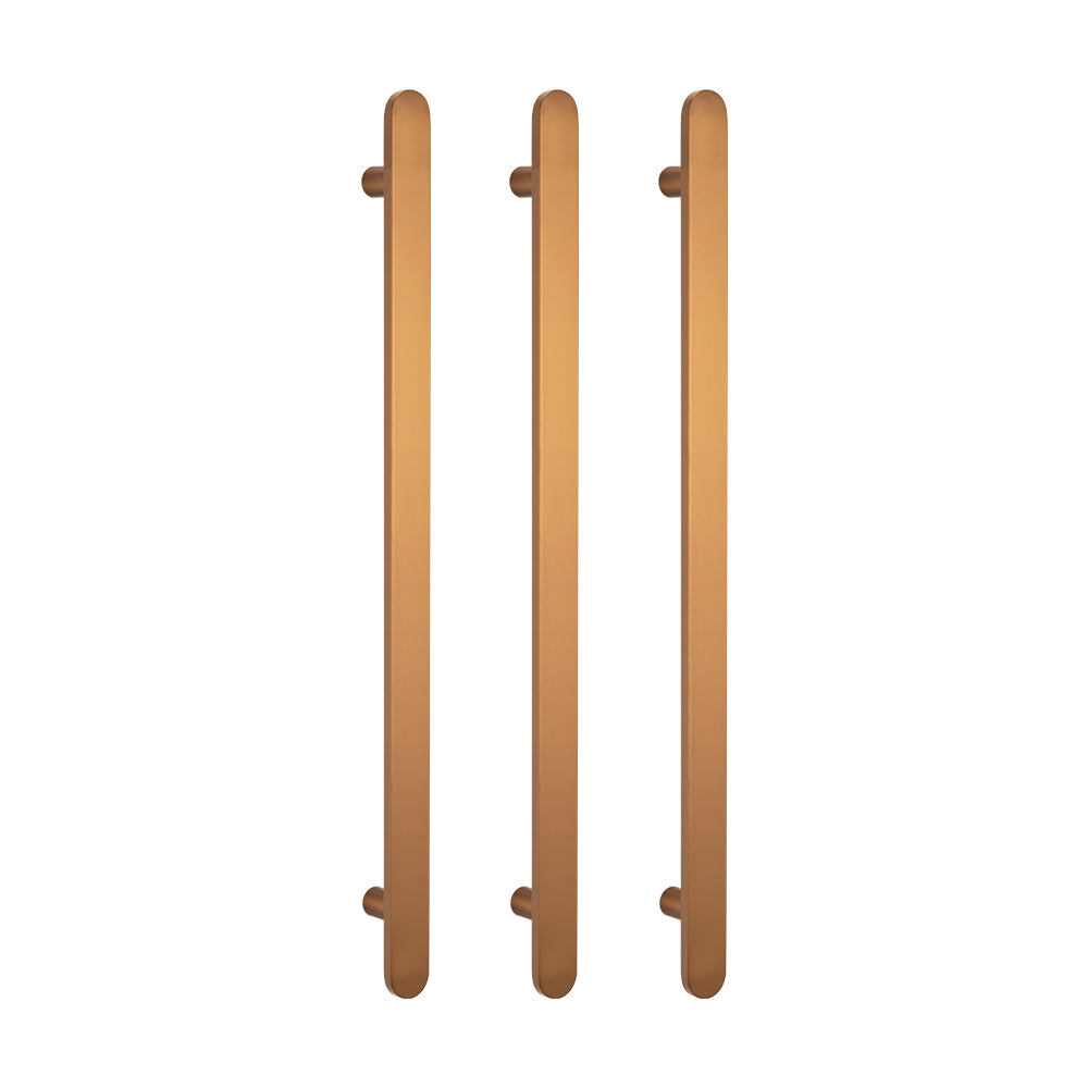Radiant Vertical FLAT Bar Towel Rail - Multiple Bar and Hook Kits in Various Colours