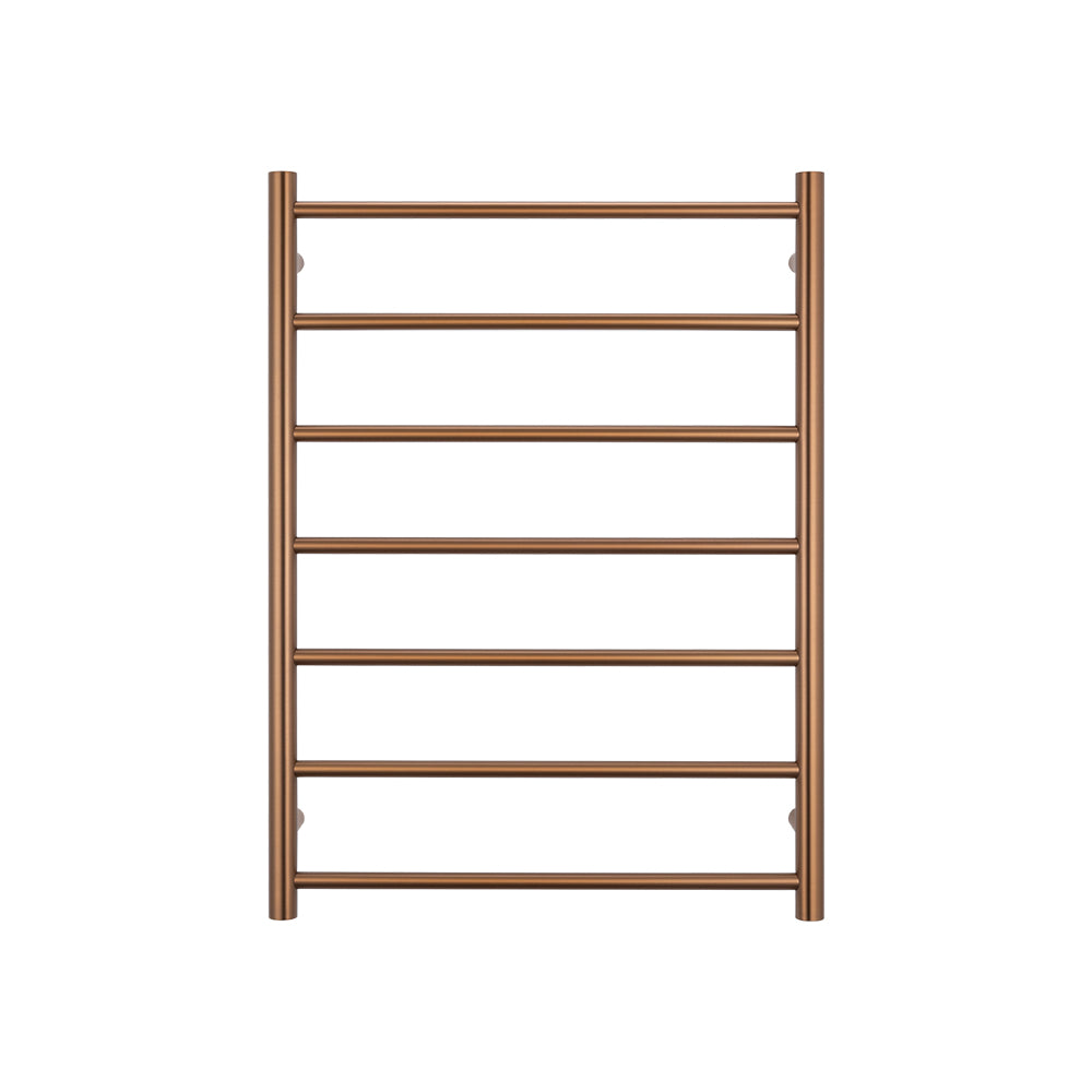 Radiant Heated Towel Rail (RTR01) 600mm x 800mm - 7 Round Bars - Multiple Colour Finishes
