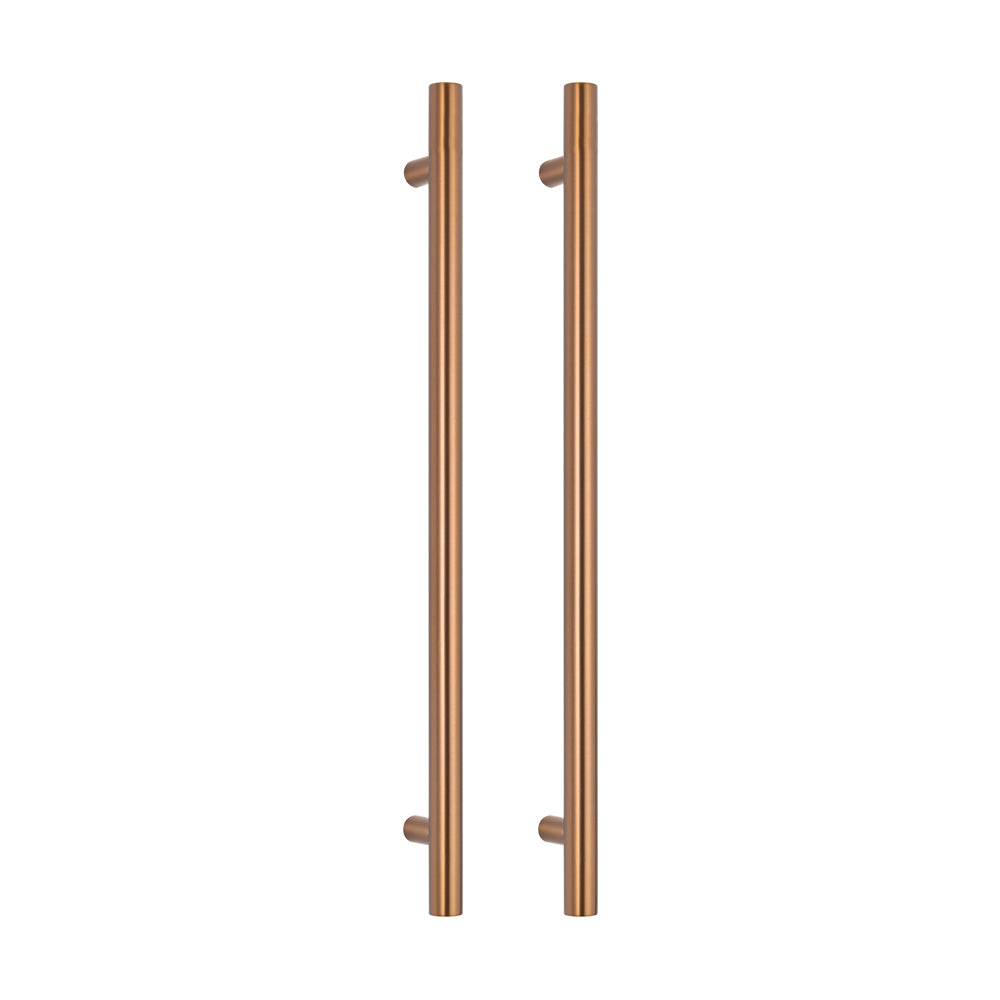 Radiant Vertical ROUND Bar Towel Rail - Multiple Bar and Hook Kits in Various Colours
