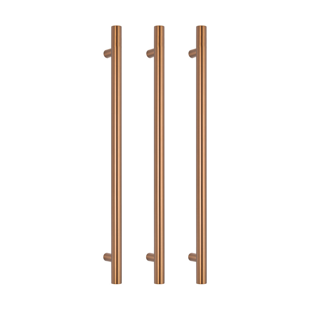 Radiant Vertical ROUND Bar Towel Rail - Multiple Bar and Hook Kits in Various Colours