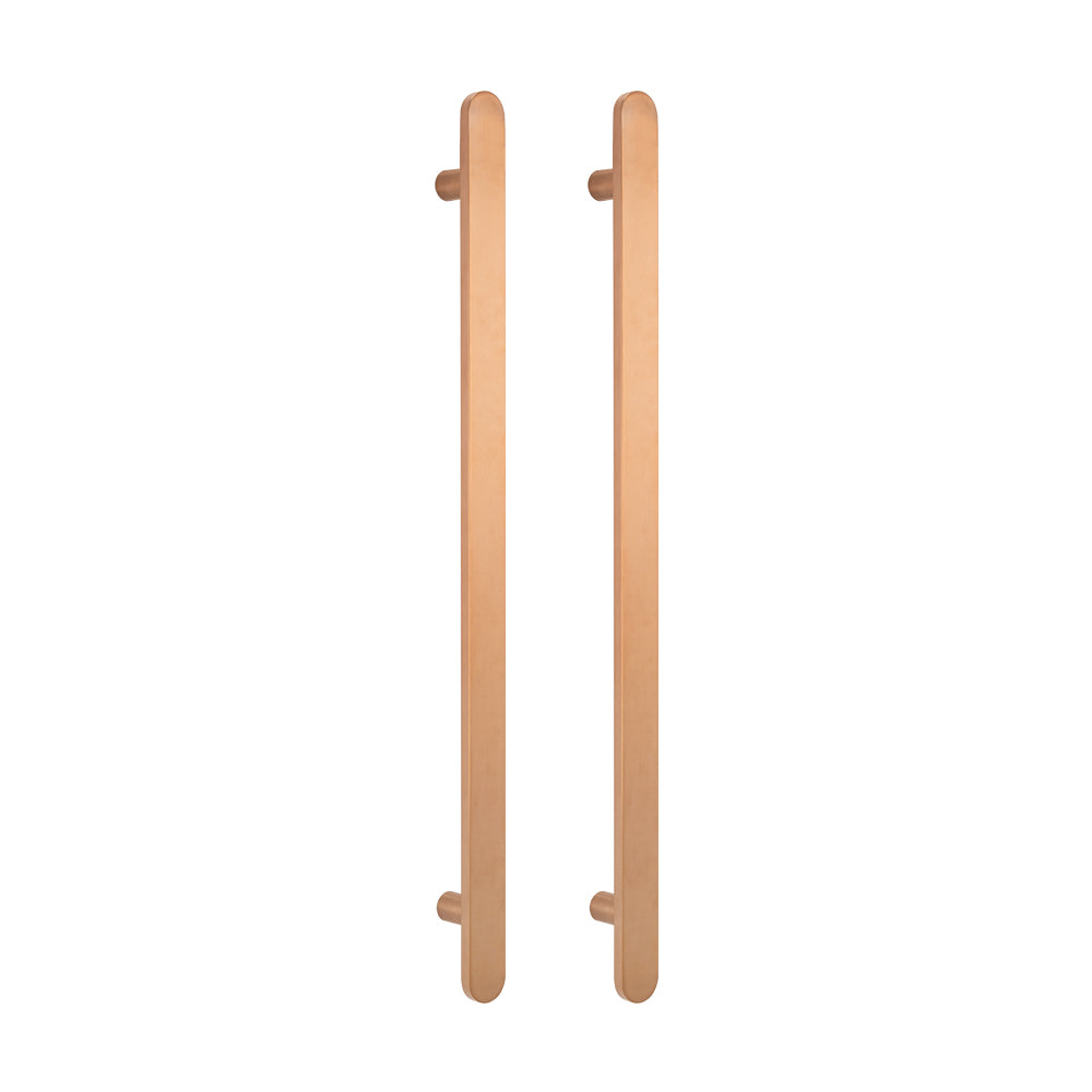 Radiant Vertical FLAT Bar Towel Rail - Multiple Bar and Hook Kits in Various Colours