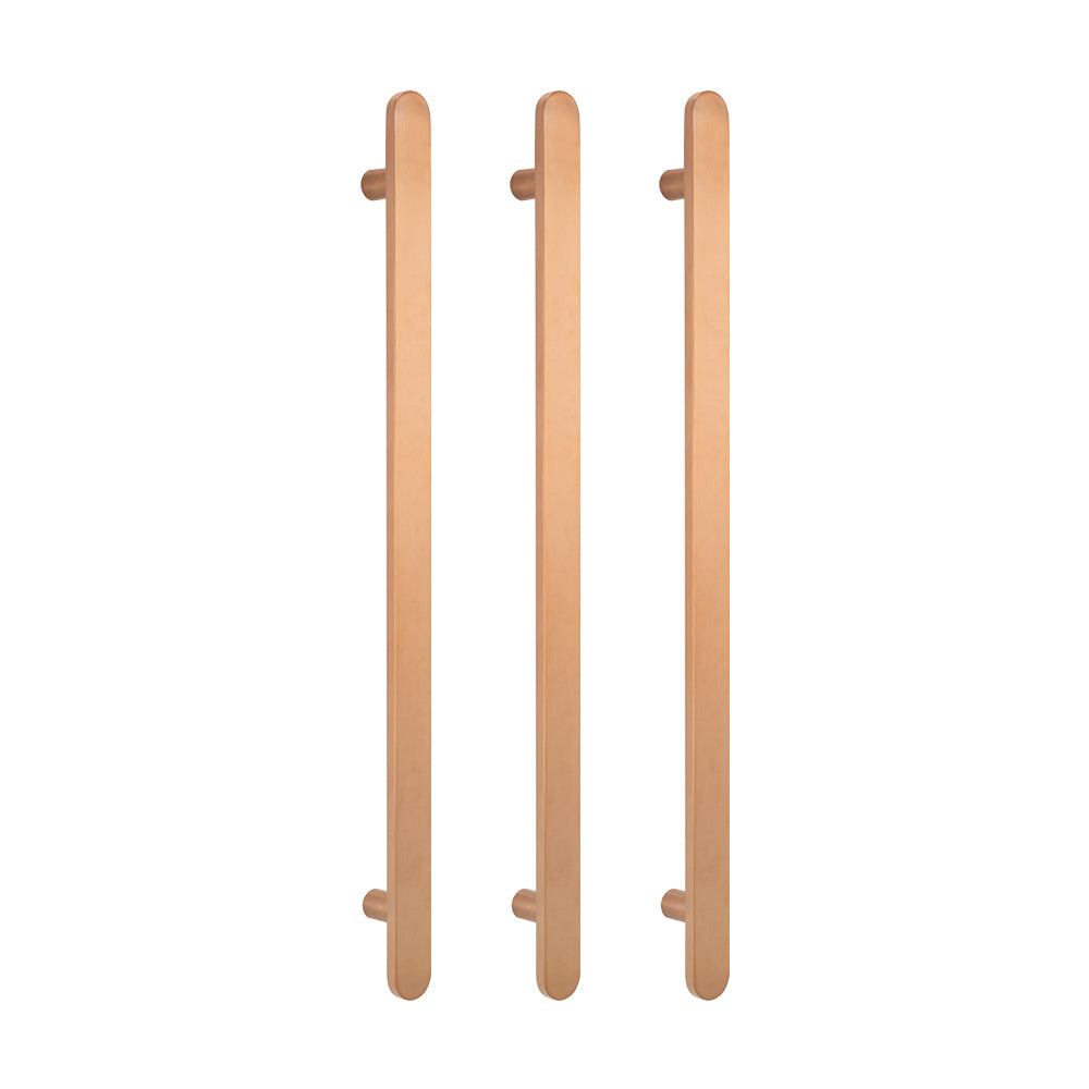 Radiant Vertical FLAT Bar Towel Rail - Multiple Bar and Hook Kits in Various Colours