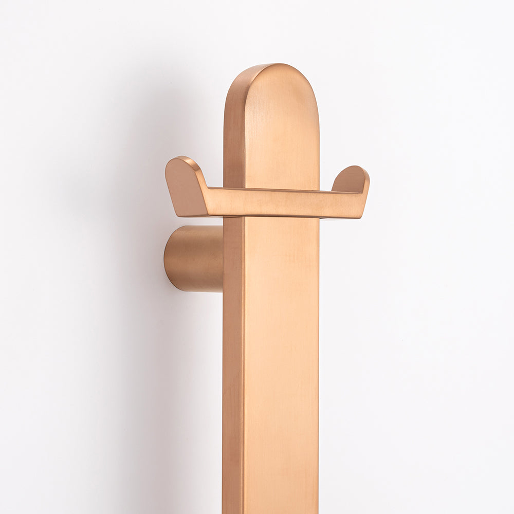 Radiant Hook to suit Vertical FLAT Bar FVTR Range (FVTR-HOOK) - Various Colour Finishes