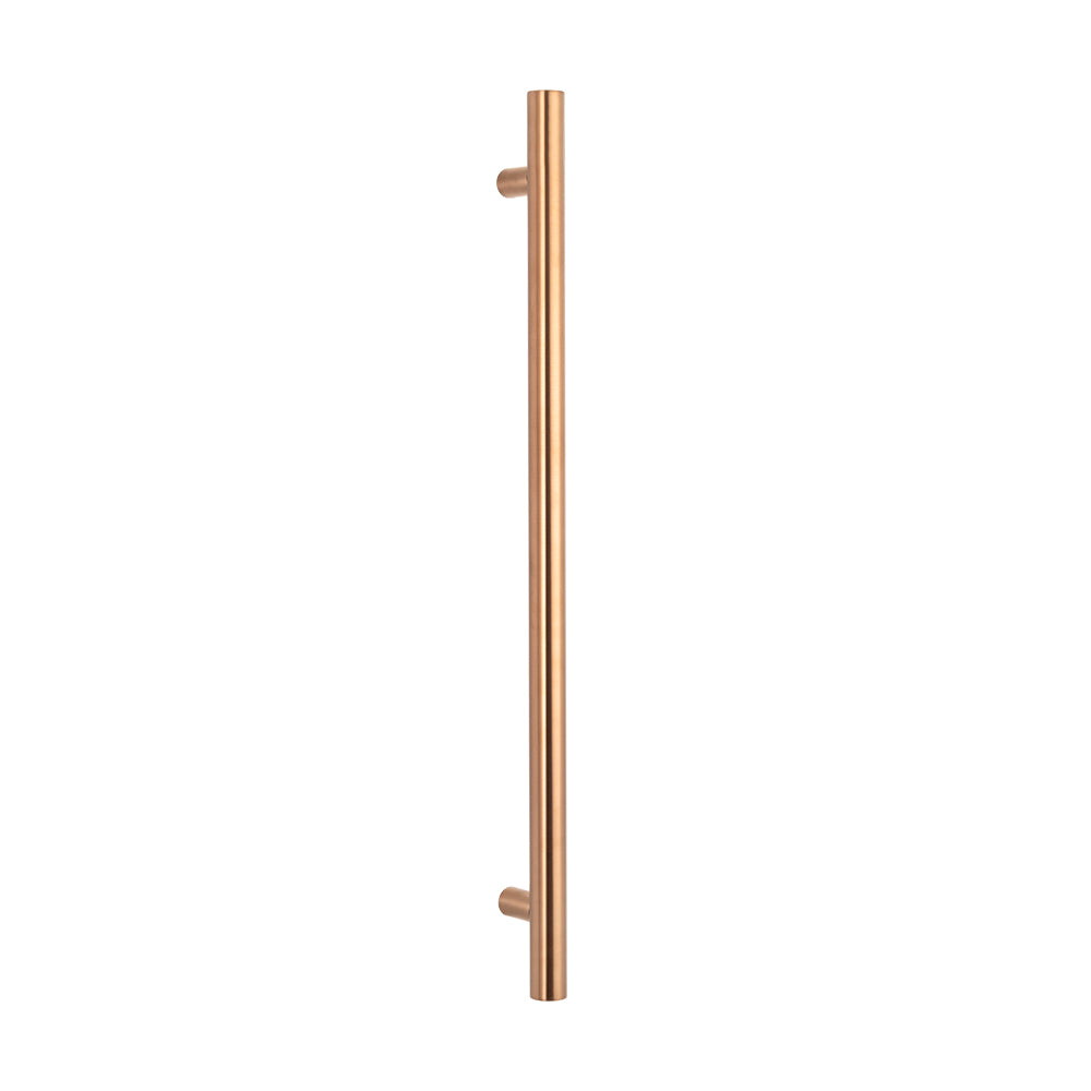 Radiant Single Vertical ROUND Bar NON-HEATED Towel Rail 950mm Tall - Various Colour Finishes