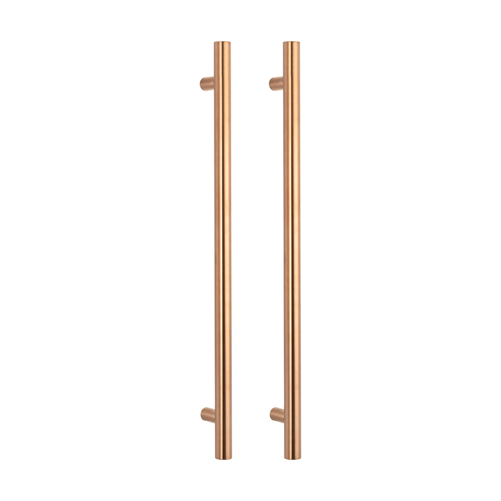 Radiant Vertical ROUND Bar Towel Rail - Multiple Bar and Hook Kits in Various Colours