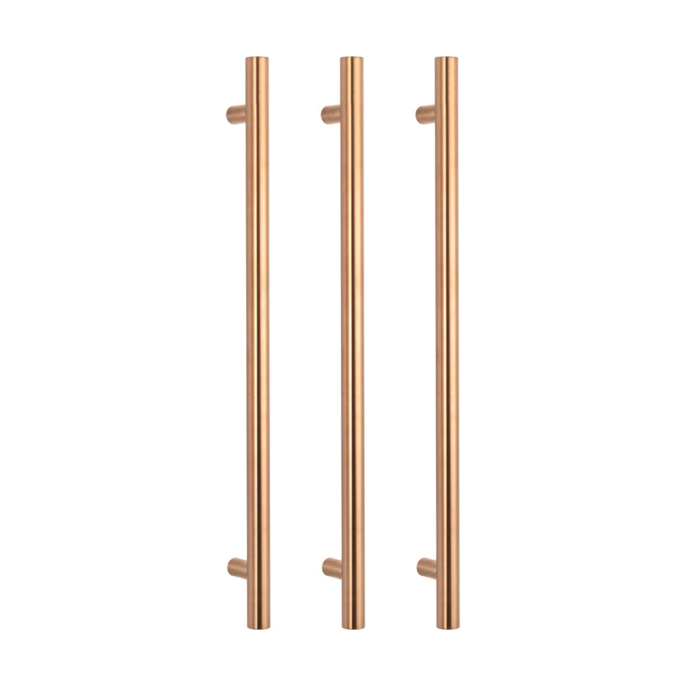Radiant Vertical ROUND Bar Towel Rail - Multiple Bar and Hook Kits in Various Colours