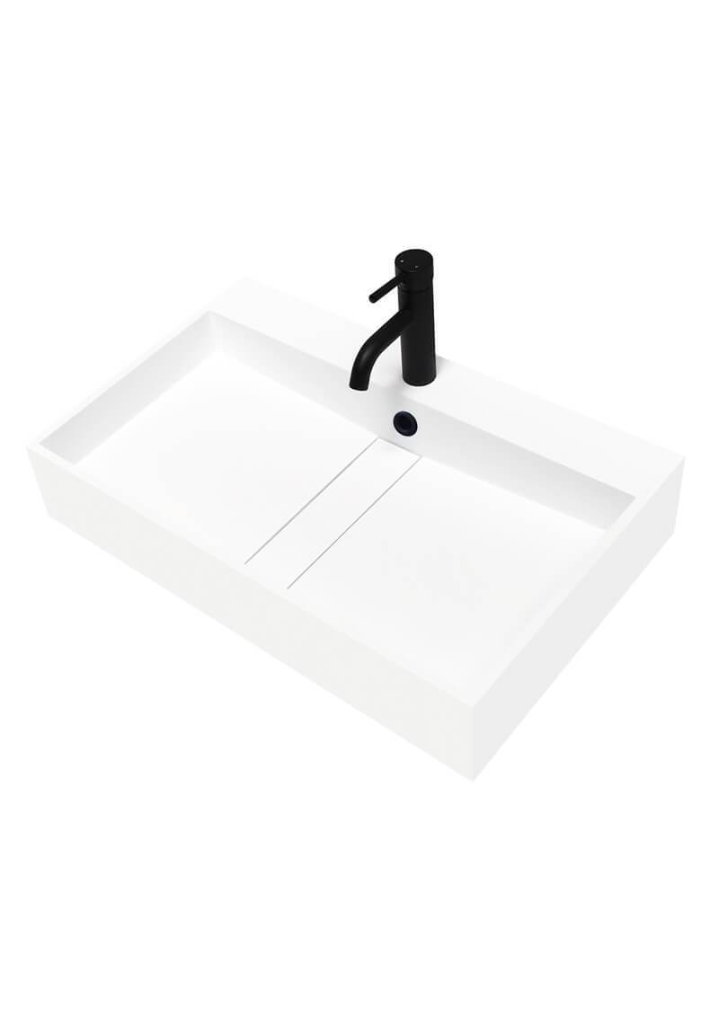 Meir Round Basin Mixer Tap with Curved Spout - Various Colour Finishes