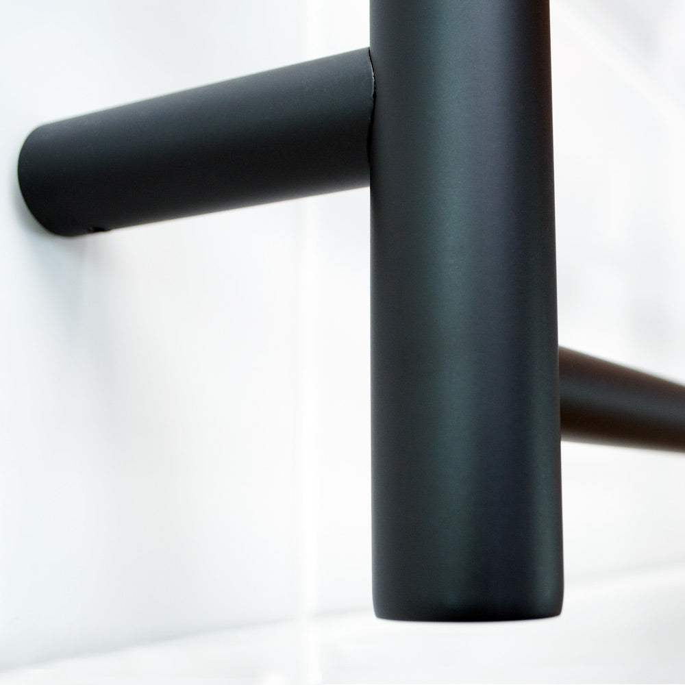 Radiant Heated Towel Rail (RTR01) 600mm x 800mm - 7 Round Bars - Multiple Colour Finishes