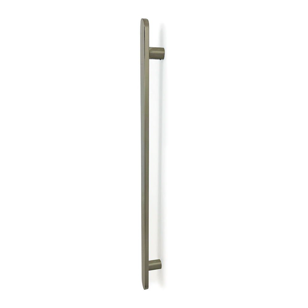 Radiant Single Vertical FLAT Bar Heated Towel Rail 930mm Tall - Various Colour Finishes
