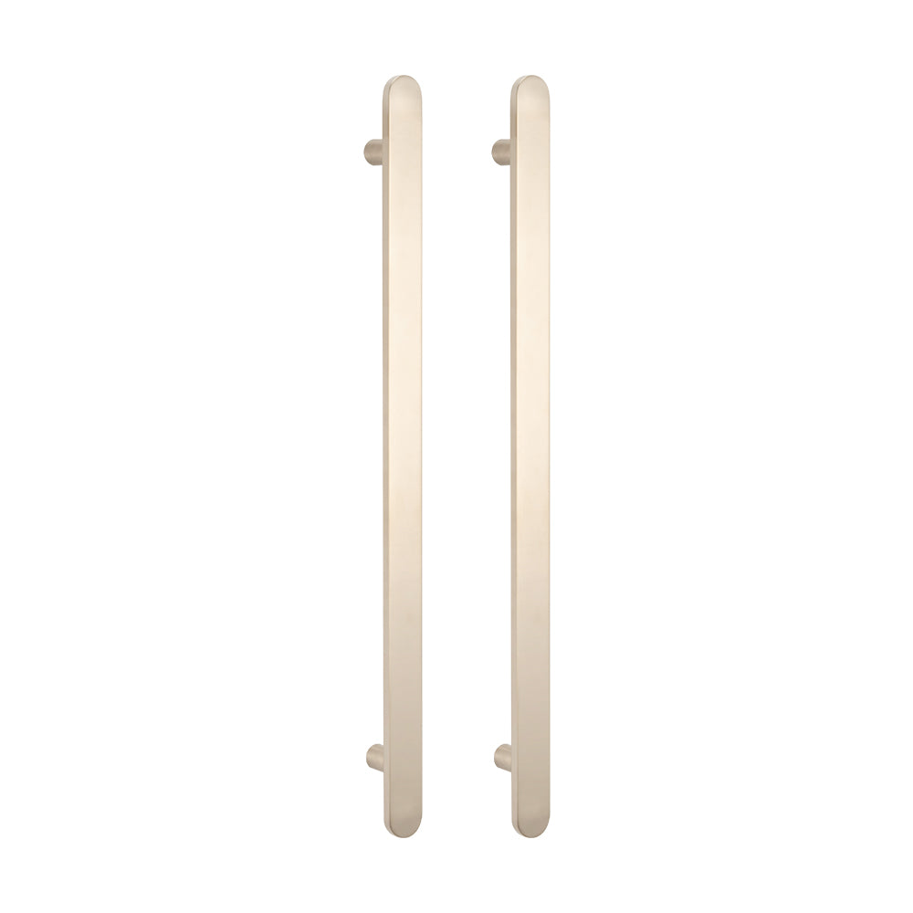 Radiant Vertical FLAT Bar Towel Rail - Multiple Bar and Hook Kits in Various Colours