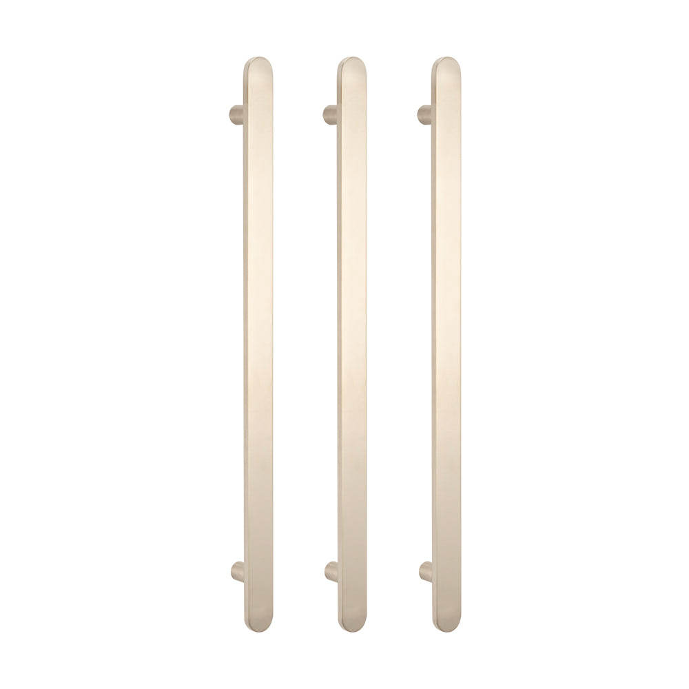 Radiant Vertical FLAT Bar Towel Rail - Multiple Bar and Hook Kits in Various Colours