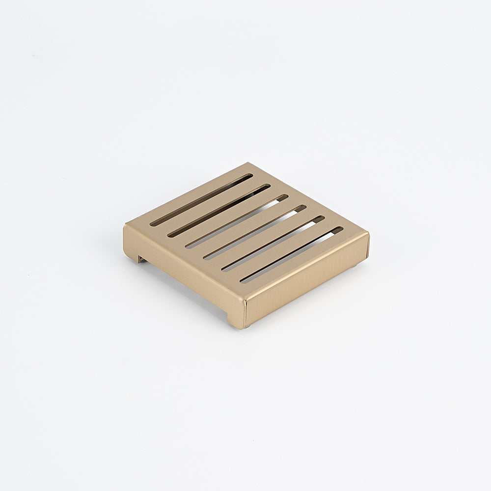 Radiant Square Slotted Grate TOP ONLY 100 x 100mm - in Various Colour Finishes