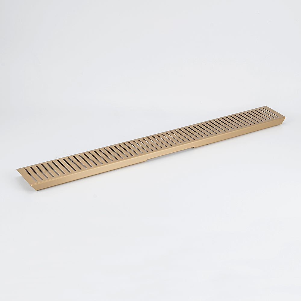 Radiant Linear Slotted Grate TOP ONLY 100mm - in Various Lengths and Colour Finishes