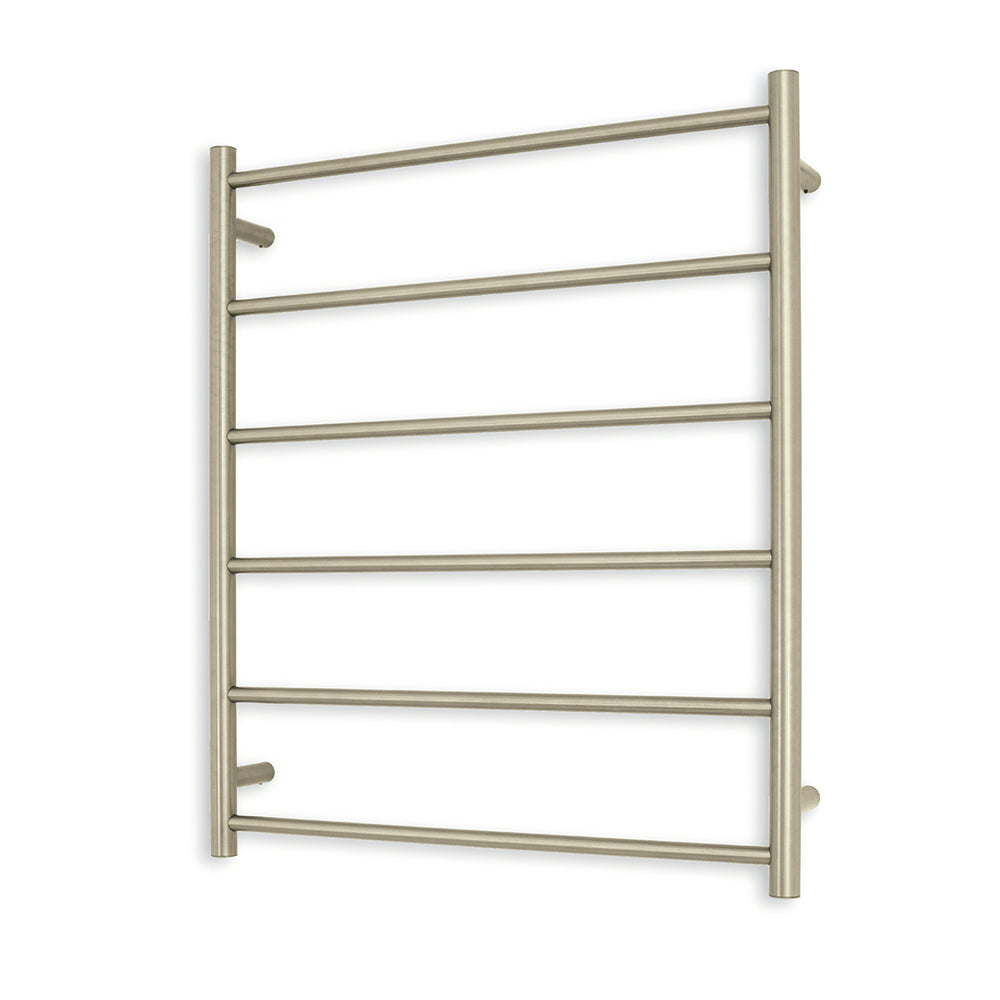 Radiant NON-Heated ROUND Bar Towel Rails (LTR01) 830mm Tall - Multiple Widths and Colour Finishes