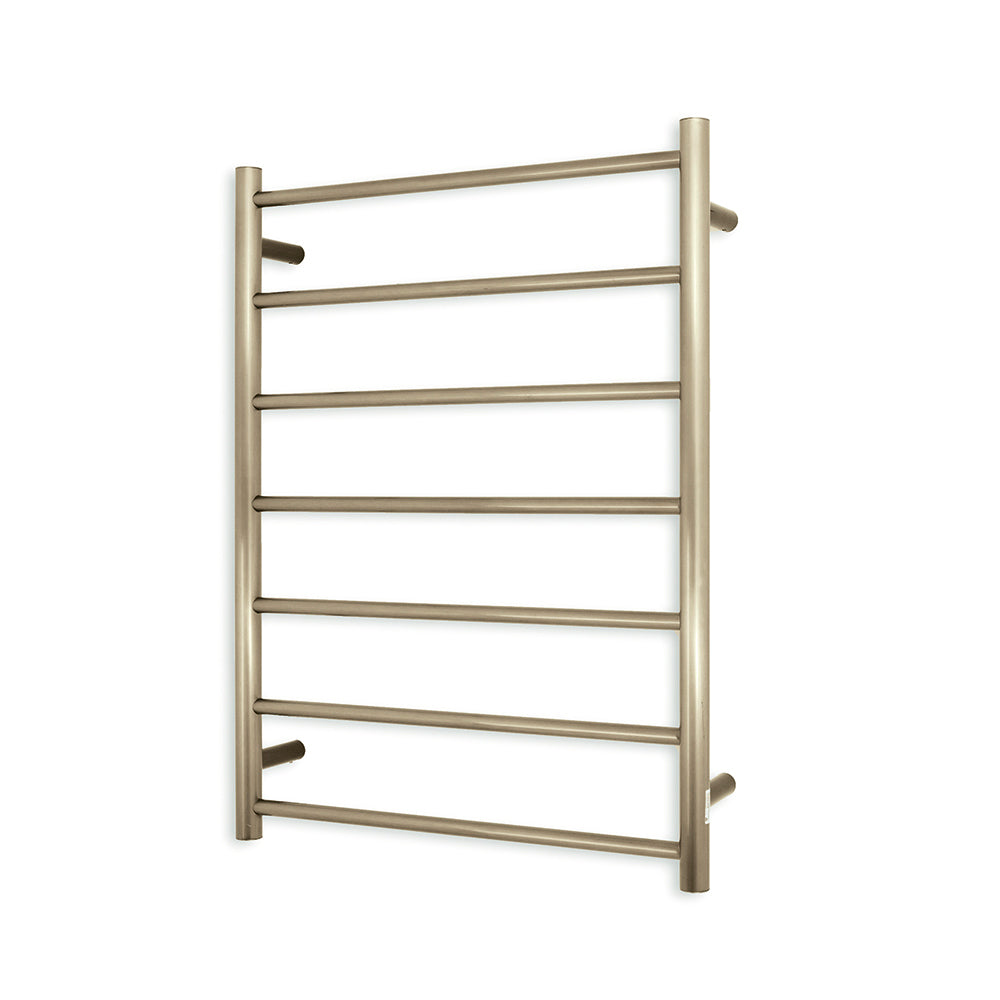 Radiant Heated Towel Rail (RTR01) 600mm x 800mm - 7 Round Bars - Multiple Colour Finishes