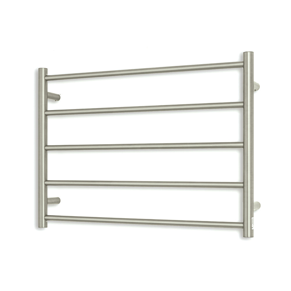 Radiant Heated Towel Rail (RTR03) 750mm x 550mm 5 Round bars - Multiple Colour Finishes