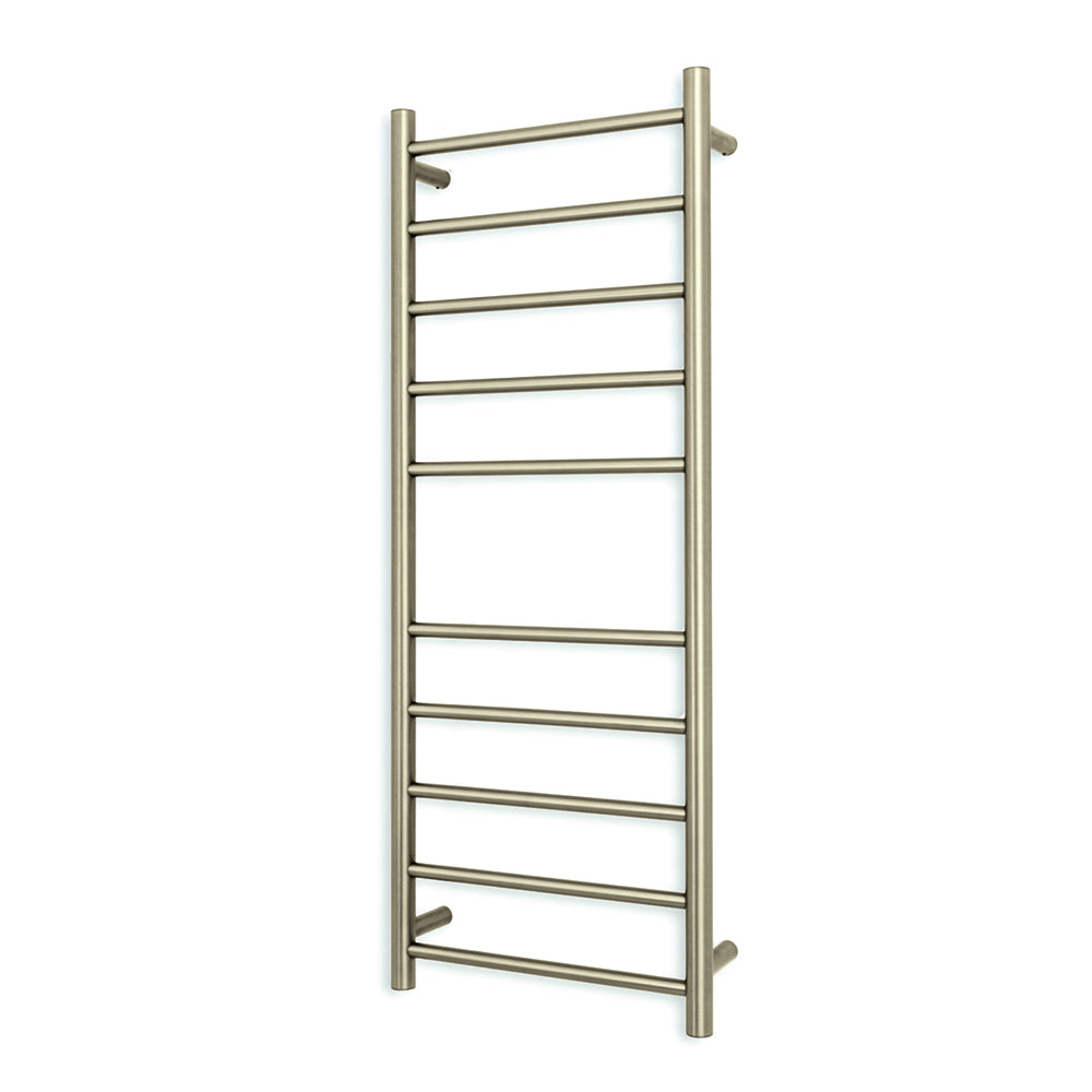 Radiant Heated Towel Rail (RTR430) 430mm x 1100mm - 10 Round Bars - Multiple Colour Finishes