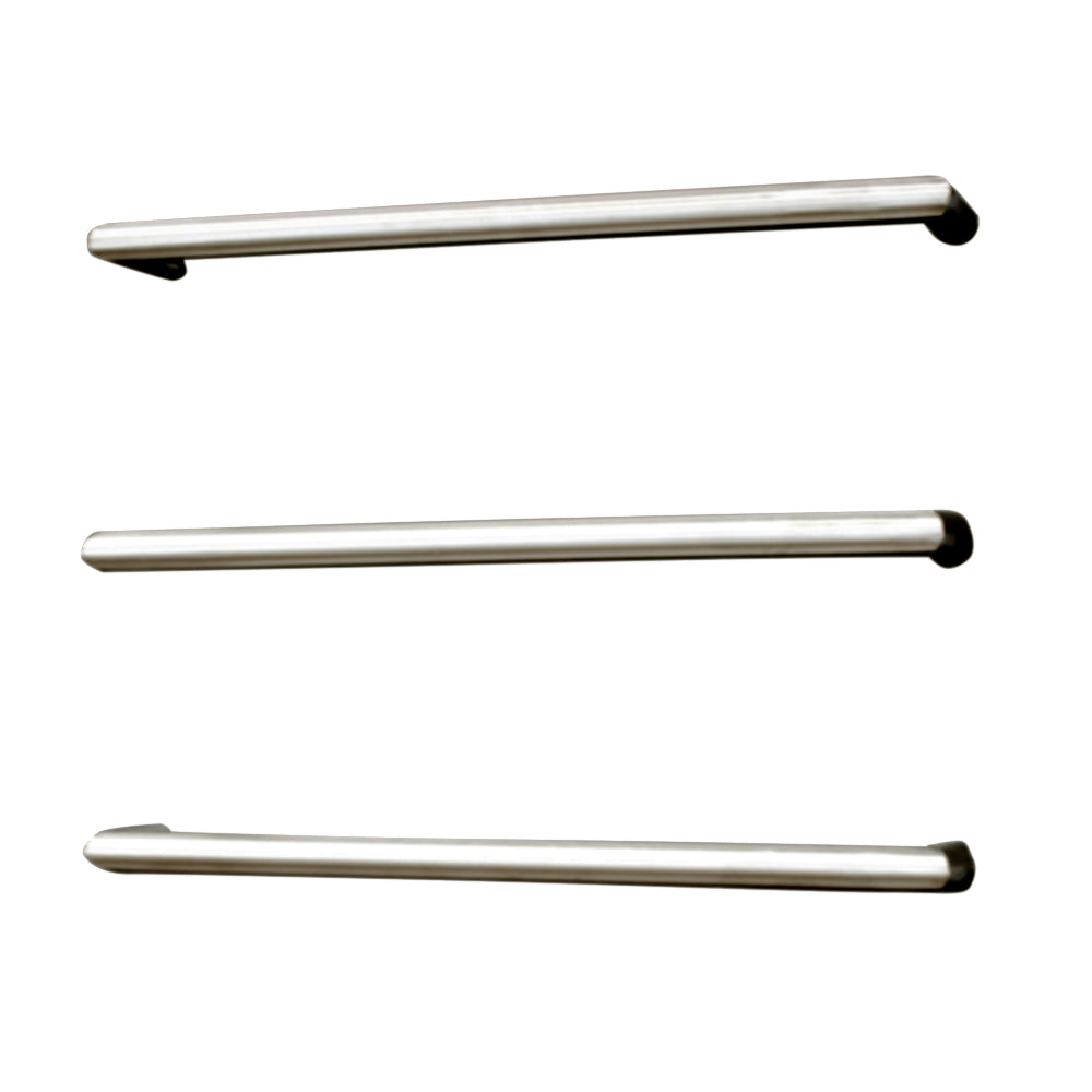 Radiant Single Round Bar NON-HEATED Towel Rails (NH-SBRTR) - Various Widths and Colour Finishes