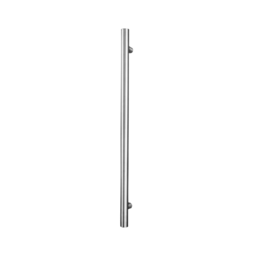 Radiant Single Vertical ROUND Bar Heated Towel Rail 950mm Tall - Various Colour Finishes