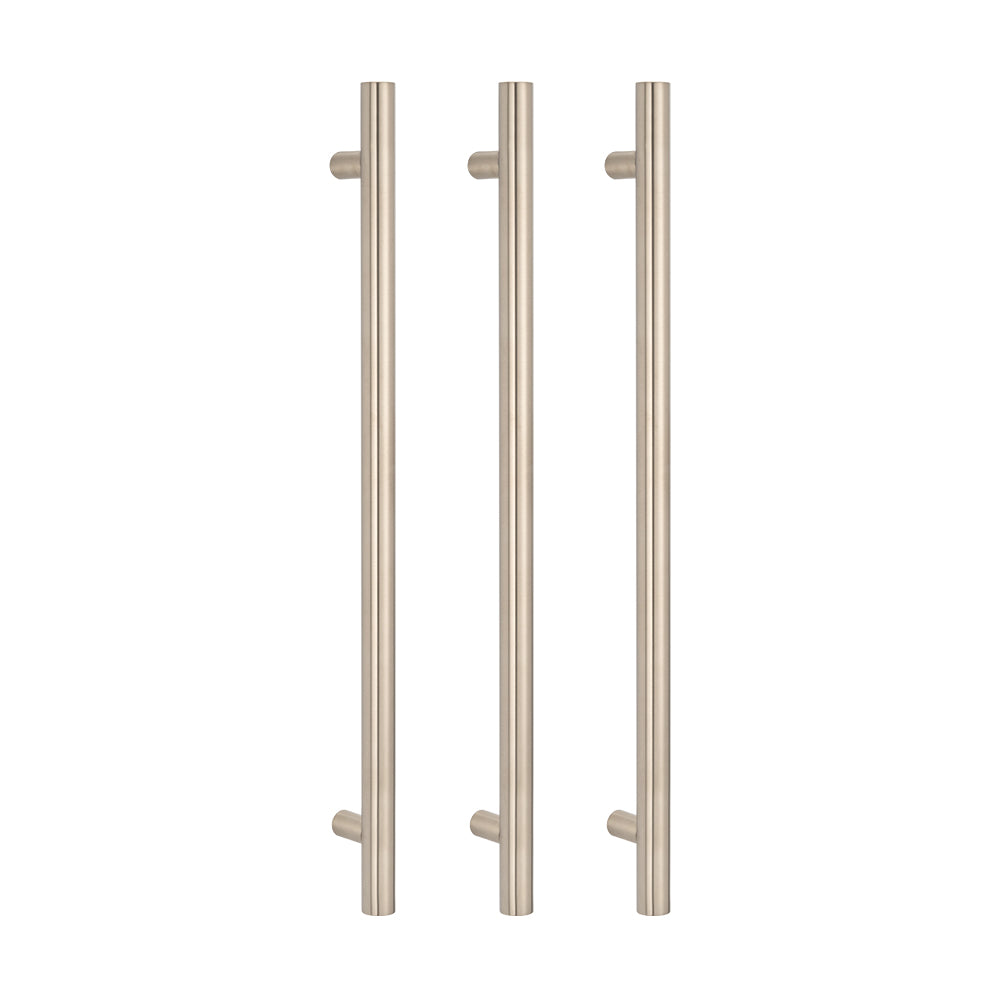 Radiant Vertical ROUND Bar Towel Rail - Multiple Bar and Hook Kits in Various Colours