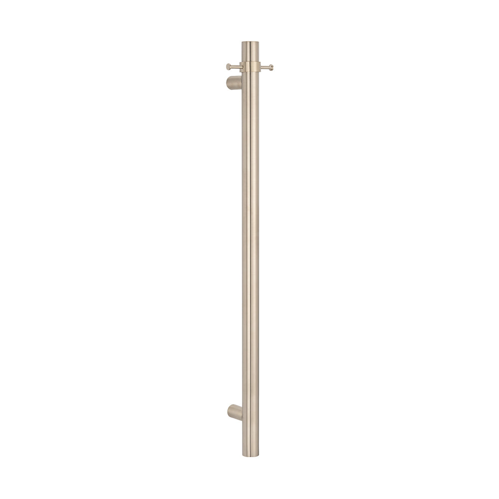 Radiant Vertical ROUND Bar Towel Rail - Multiple Bar and Hook Kits in Various Colours