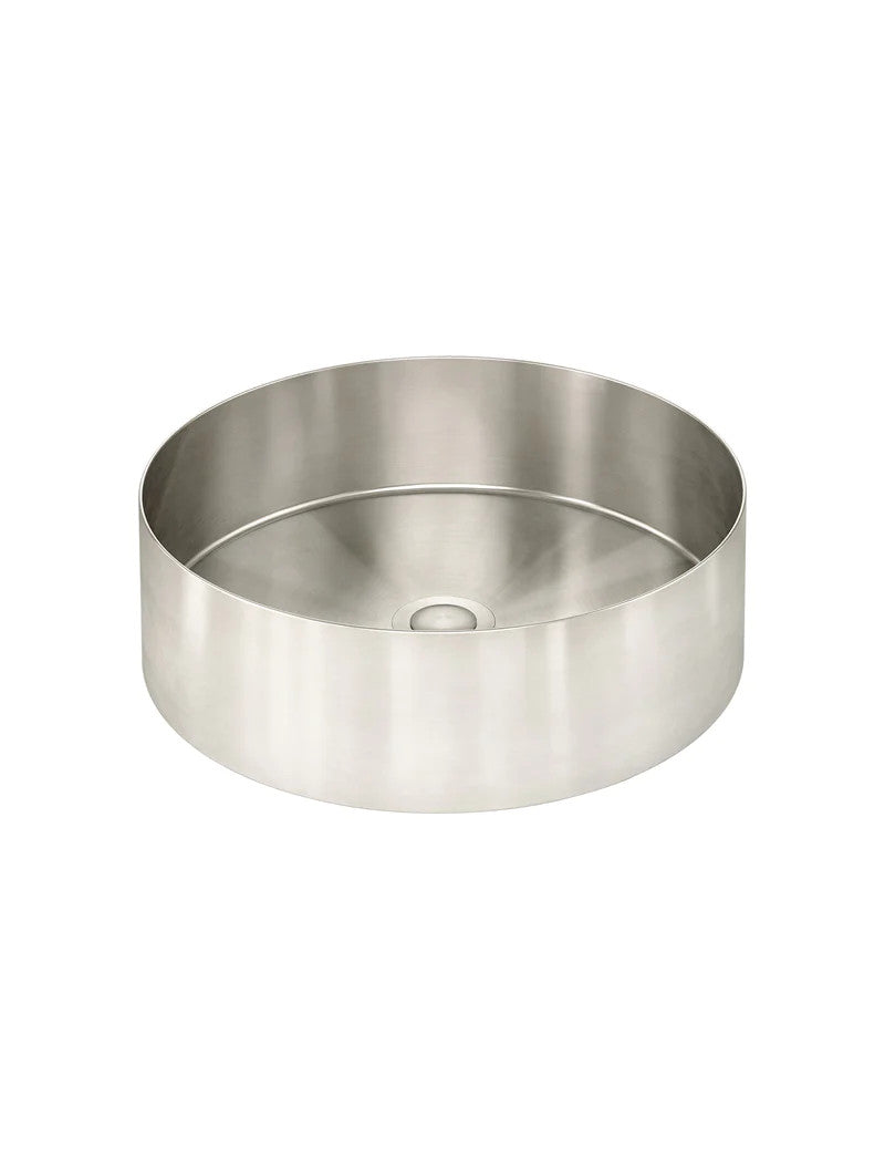 Meir Round Steel Bathroom Basin 380 X 110 - Various Colour Finishes