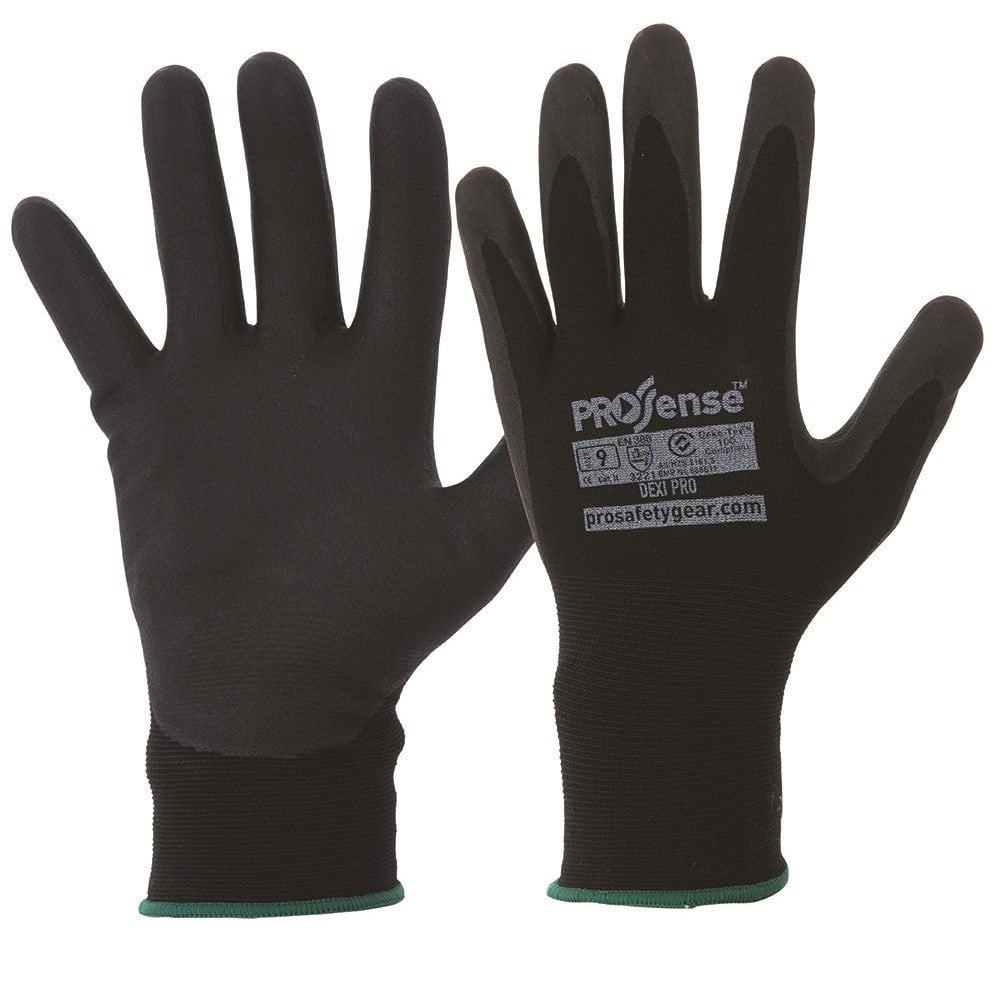 Pro Choice Prosense DexiPro Work Gloves - 12 Pairs in 2 Colours and 6 Size Options